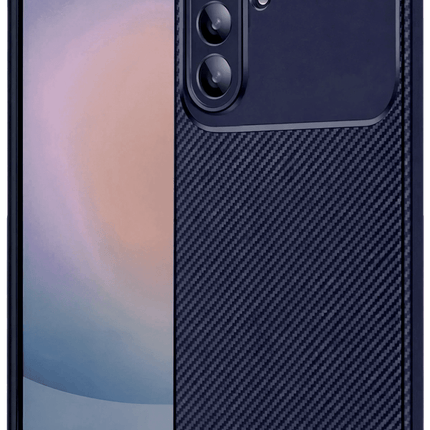 Samsung Galaxy A27 5G Auto Focus Karbon Kapak Kılıf - Lacivert