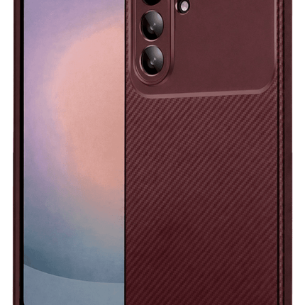Samsung Galaxy A27 5G Auto Focus Karbon Kapak Kılıf - Bordo