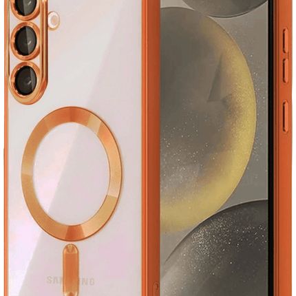 Samsung Galaxy A27 5G Kross Magneticsafe Kapak Kılıf - Turuncu