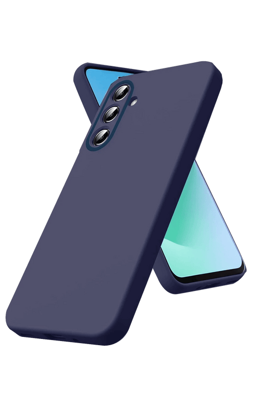 Samsung Galaxy A27 5G Nano içi Kadife Silikon Kılıf - Lacivert