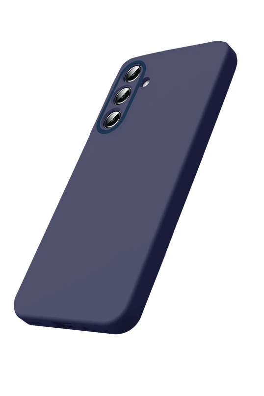 Samsung Galaxy A27 5G Nano içi Kadife Silikon Kılıf - Lacivert 2