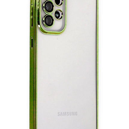 Samsung Galaxy A33 5G Razer Lensli Silikon Kılıf - Yeşil
