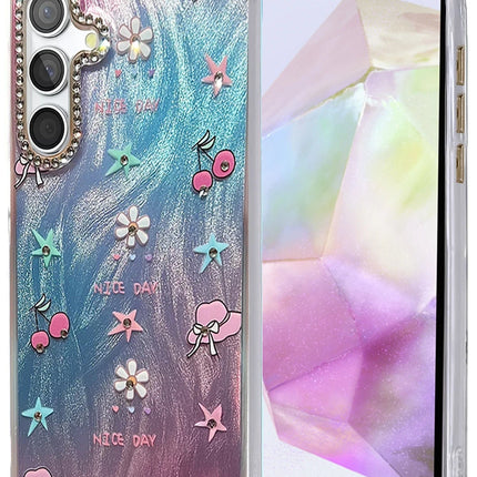 Samsung Galaxy A35 5G Blade Aynalı Desenli Kapak Kılıf - Desen 4
