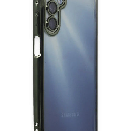 Samsung Galaxy A35 5G Razer Lensli Silikon Kılıf - Yeşil 2