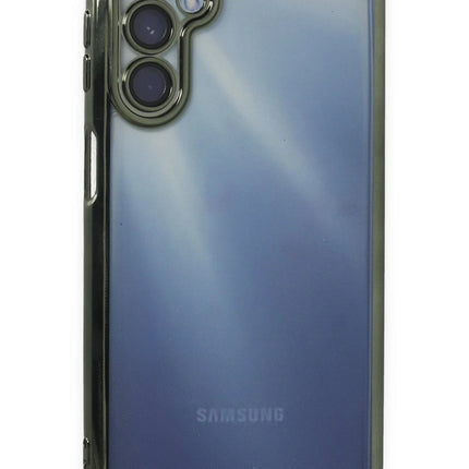 Samsung Galaxy A35 5G Razer Lensli Silikon Kılıf - Yeşil