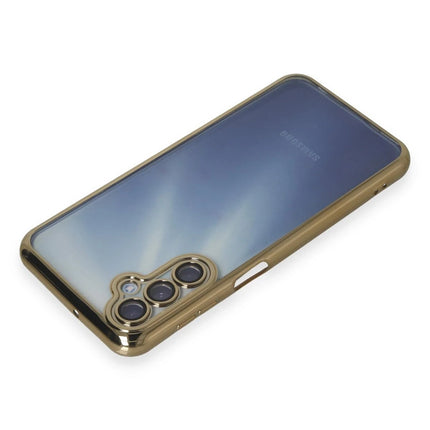 Samsung Galaxy A35 5G Razer Lensli Silikon Kılıf - Gold 3
