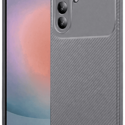 Samsung Galaxy A36 Auto Focus Karbon Kapak Kılıf - Gri
