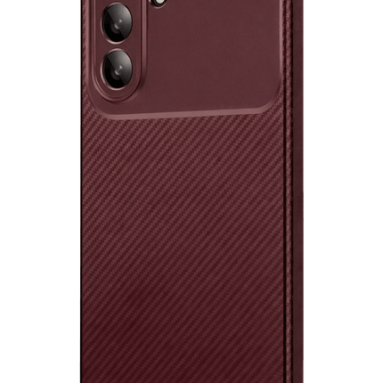 Samsung Galaxy A36 Auto Focus Karbon Kapak Kılıf - Bordo 3