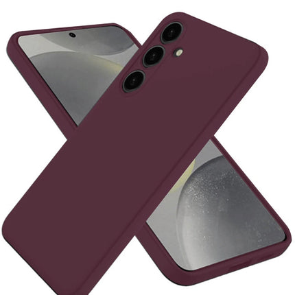 Samsung Galaxy A36 First Silikon Kılıf - Mürdüm