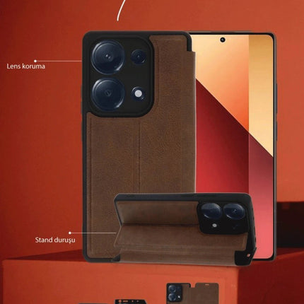 Samsung Galaxy A36 Flip Cover Kılıf - Koyu Yeşil 3