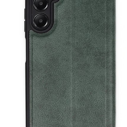 Samsung Galaxy A36 Flip Cover Kılıf - Koyu Yeşil
