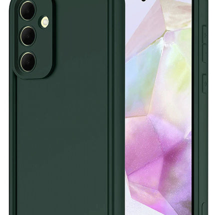 Samsung Galaxy A36 Viera Silikon Kılıf - Koyu Yeşil