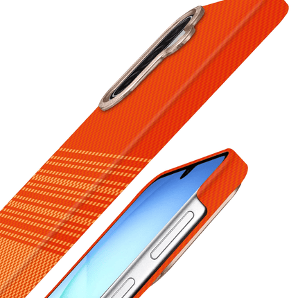 Samsung Galaxy A37 5G Vega Magsafe Kapak Kılıf - Turuncu 3