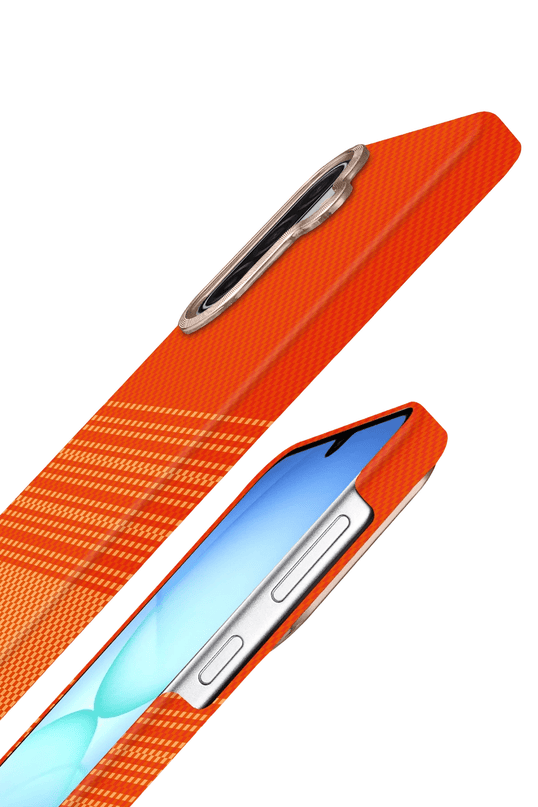 Samsung Galaxy A37 5G Vega Magsafe Kapak Kılıf - Turuncu 3