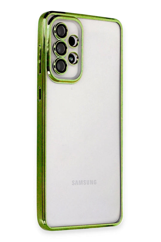 Samsung Galaxy A53 5G Razer Lensli Silikon Kılıf - Yeşil