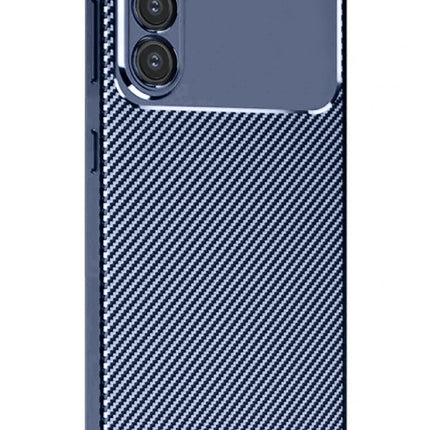 Samsung Galaxy A56 Auto Focus Karbon Kapak Kılıf - Lacivert