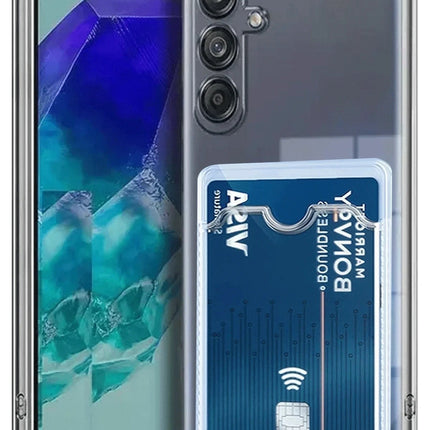 Samsung Galaxy A56 Kart Şeffaf Silikon Kılıf