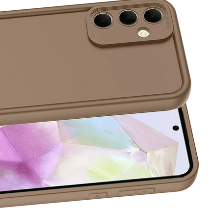 Samsung Galaxy A56 Viera Silikon Kılıf - Kahverengi 2
