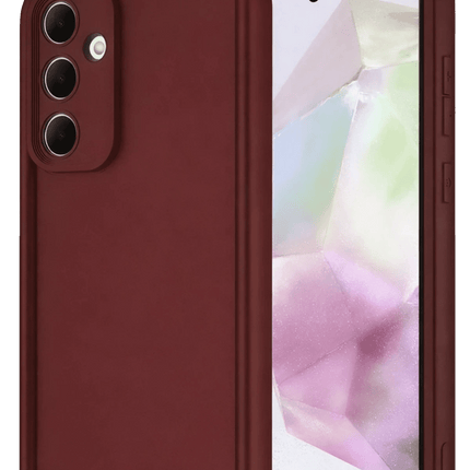 Samsung Galaxy A56 Viera Silikon Kılıf - Bordo