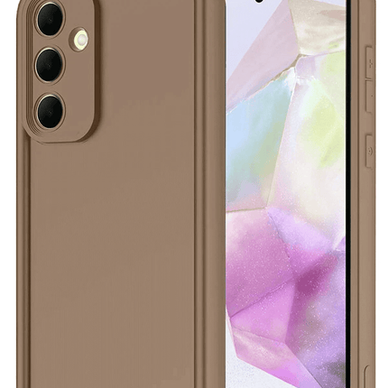 Samsung Galaxy A56 Viera Silikon Kılıf - Kahverengi