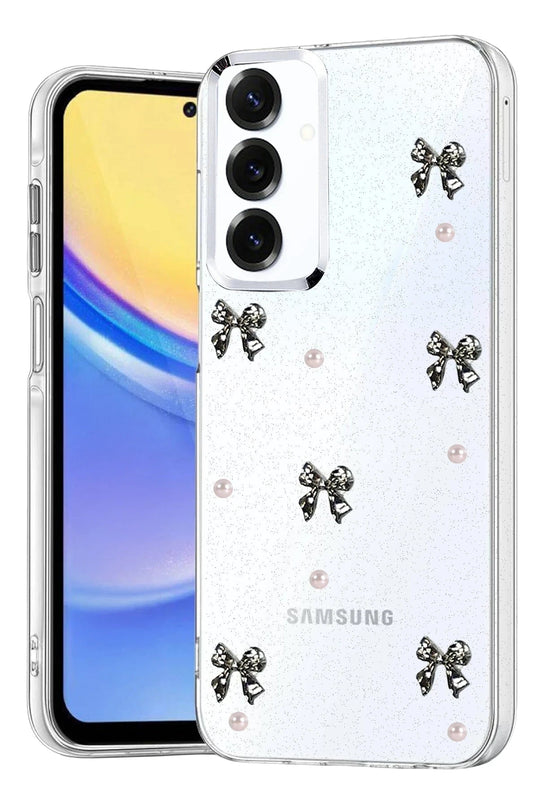 Samsung Galaxy A57 5G Fiyonk Desenli Kapak Kılıf - Desen 8