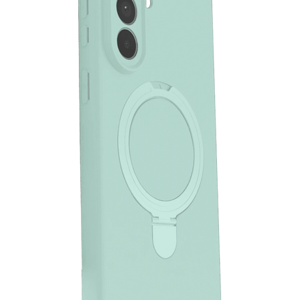 Samsung Galaxy A57 5G Regal Magsafe Standlı Kapak Kılıf - Su Yeşili 3