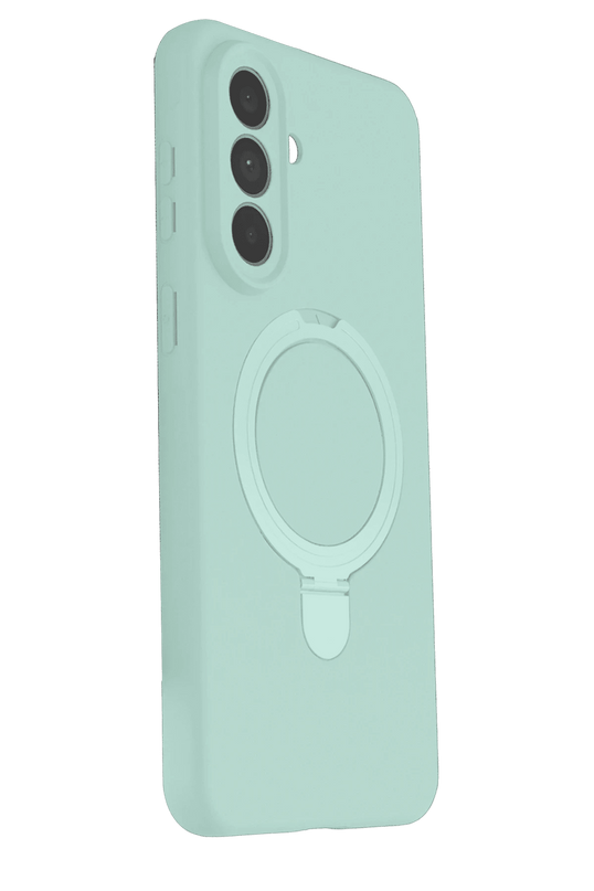 Samsung Galaxy A57 5G Regal Magsafe Standlı Kapak Kılıf - Su Yeşili 3