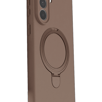 Samsung Galaxy A57 5G Regal Magsafe Standlı Kapak Kılıf - Çöl Titanyum 3