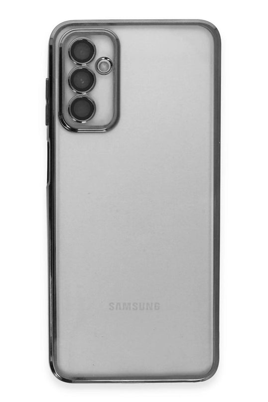 Samsung Galaxy M23 Razer Lensli Silikon Kılıf - Siyah 2