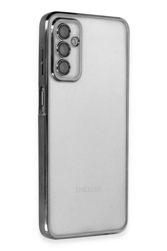 Samsung Galaxy M23 Razer Lensli Silikon Kılıf - Siyah