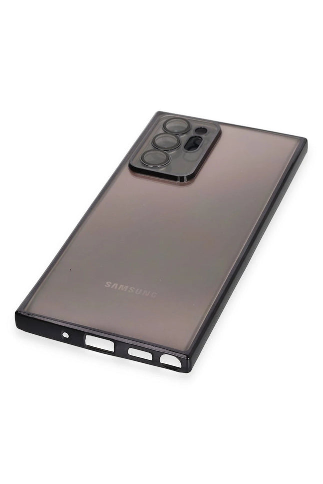 Samsung Galaxy Note 20 Ultra Razer Lensli Silikon Kılıf - Siyah 4