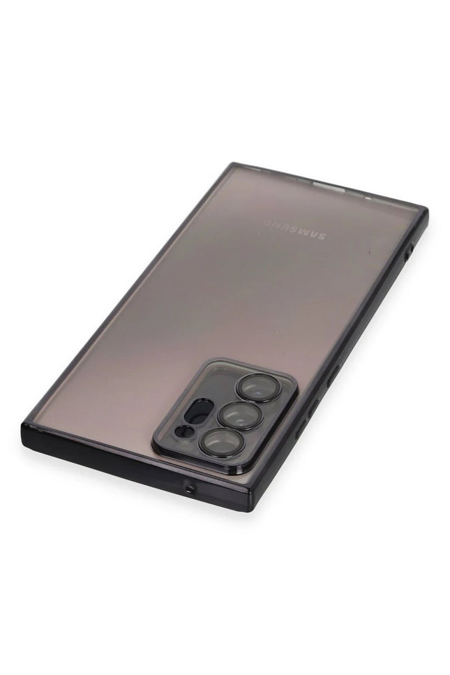 Samsung Galaxy Note 20 Ultra Razer Lensli Silikon Kılıf - Siyah 3
