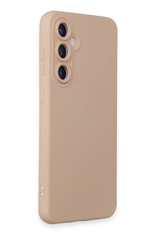 Samsung Galaxy S23 FE Nano içi Kadife Silikon Kılıf - Pudra 2
