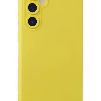 Samsung Galaxy S23 FE Nano içi Kadife Silikon Kılıf - Sarı