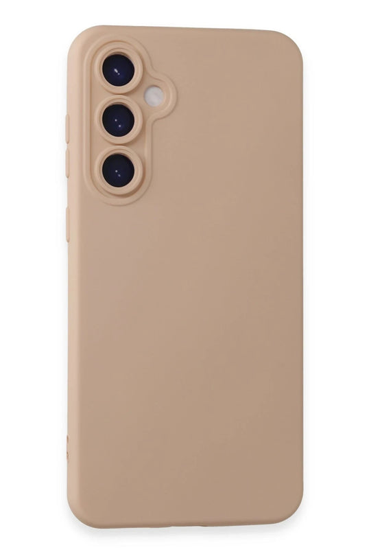 Samsung Galaxy S23 FE Nano içi Kadife Silikon Kılıf - Pudra