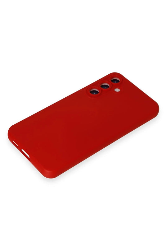 Samsung Galaxy S23 FE Nano içi Kadife Silikon Kılıf - Kırmızı 4