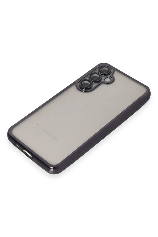 Samsung Galaxy S23 FE Razer Lensli Silikon Kılıf - Mor 4