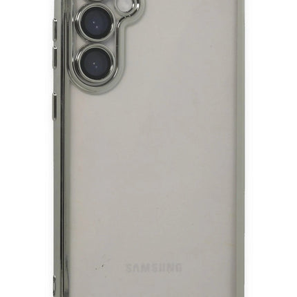 Samsung Galaxy S23 FE Razer Lensli Silikon Kılıf - Gümüş