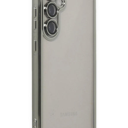 Samsung Galaxy S23 FE Razer Lensli Silikon Kılıf - Gümüş 2