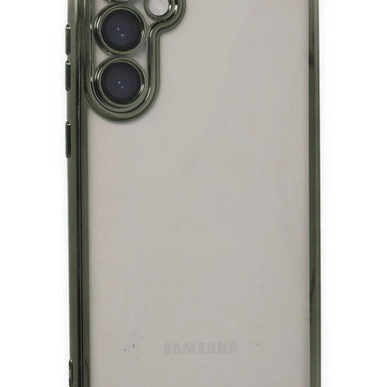 Samsung Galaxy S23 FE Razer Lensli Silikon Kılıf - Yeşil