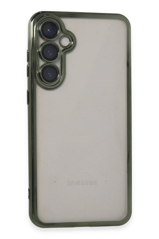 Samsung Galaxy S23 FE Razer Lensli Silikon Kılıf - Yeşil