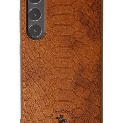 Samsung Galaxy S23 Knight Deri Kapak Kılıf - Kahverengi