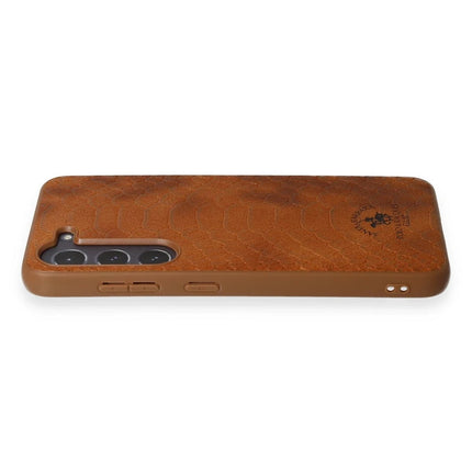 Samsung Galaxy S23 Knight Deri Kapak Kılıf - Kahverengi 2