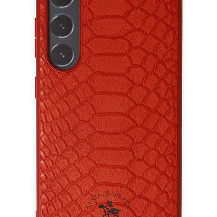 Samsung Galaxy S23 Knight Deri Kapak Kılıf - Kırmızı