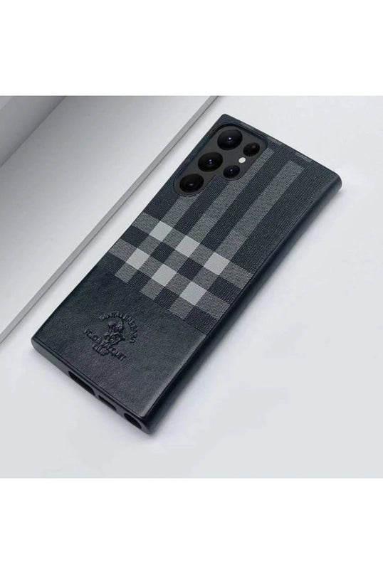 Samsung Galaxy S23 Plaid Kapak Kılıf - Kahverengi 6