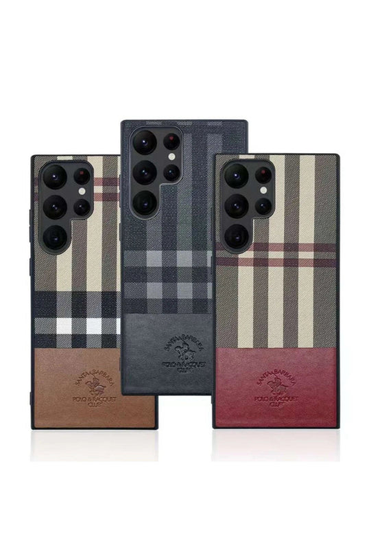 Samsung Galaxy S23 Plaid Kapak Kılıf - Siyah 5