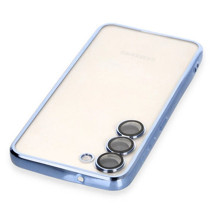 Samsung Galaxy S23 Plus Razer Lensli Silikon Kılıf - Açık Mavi 3