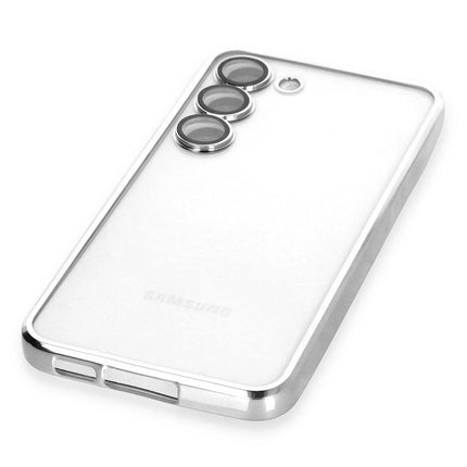 Samsung Galaxy S23 Plus Razer Lensli Silikon Kılıf - Gümüş 4