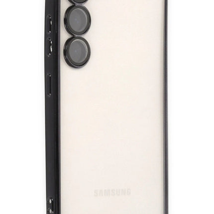 Samsung Galaxy S23 Plus Razer Lensli Silikon Kılıf - Siyah