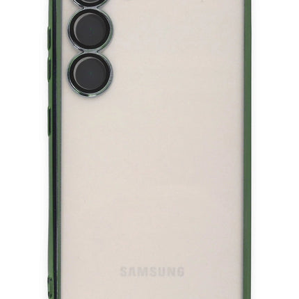 Samsung Galaxy S23 Plus Razer Lensli Silikon Kılıf - Yeşil 2